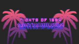 1984 Purple Aesthetic Tumblr Laptop Wallpaper