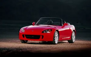 2004 Honda S2000 Red Topdown Wallpaper