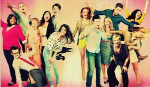 2010 Glee Cast Members Poster Wallpaper
