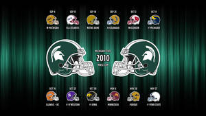 2010 Michigan State University Football Wallpaper