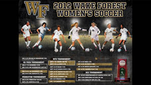 2012 Wake Forest University Womens Soccer Wallpaper