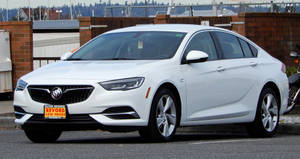 2018 Buick Regal Sportback In White Wallpaper