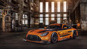 2020 Mercedes Amg Gt R Pro Orange Wallpaper