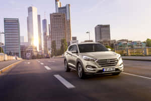 2022 Hyundai Tucson In Its Sleek Glory. Wallpaper