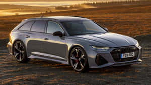 2023 Audi Rs6 - A High-performance Luxury Sedan Wallpaper