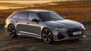 2023 Audi Rs6 - A High-performance Luxury Sedan Wallpaper