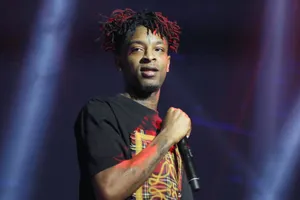 21 Savage At Rolling Stone Live Wallpaper