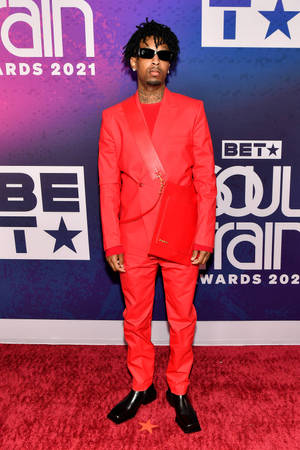 21 Savage Soul Train Awards Wallpaper