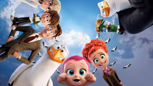 2560 X 1440 Cute Movie Storks Wallpaper