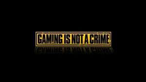 2560x1440 Gaming Is Not A Crime Wallpaper
