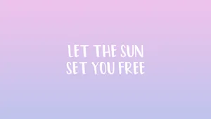 2560x1440 Summer Quote Purple Wallpaper