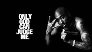 2pac W Sign Only God Wallpaper