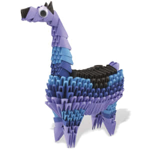 3 D Origami Llama Craft Wallpaper