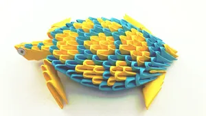 3 D Origami Turtle Craft Wallpaper