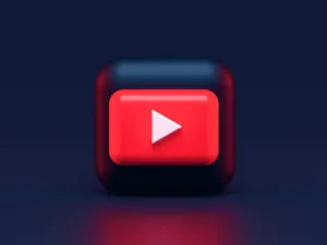 3 D You Tube Play Button Icon Wallpaper