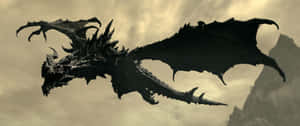 3440x1440 Dragon Black Aesthetic Wallpaper