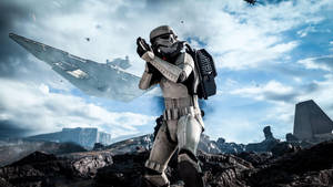 3840 X 2160 Star Wars Battlefield Stormtrooper Wallpaper