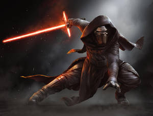 3840 X 2160 Star Wars Kylo Cool Art Wallpaper