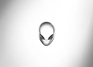 3840x2160 Alienware White Light Wallpaper