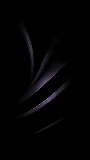 3d Abstract Curves Pure Black Hd Phone Screen Wallpaper