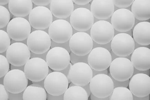 3d Balls White Pattern Wallpaper