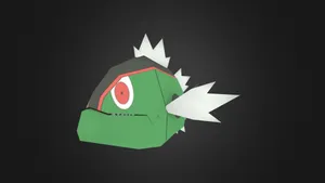 3d Basculin Close-up Wallpaper