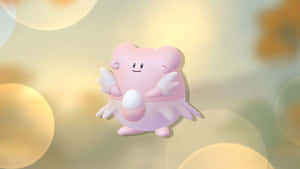 3d Blissey Holding Egg Wallpaper