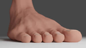 3d Enlarged Male Feet Wallpaper