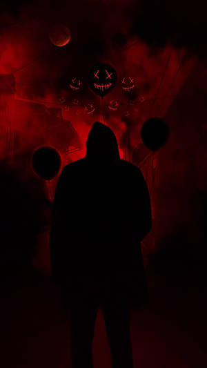 3d Horror Hooded Man Wallpaper