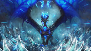 3d Ice Dragon Art Wallpaper