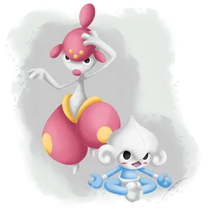 3d Medicham And Meditite Wallpaper