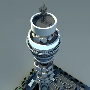 3d Model Of Bt Tower Wallpaper