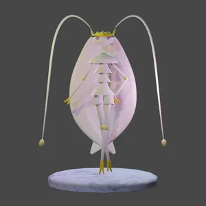 3d Model Of Pokemon Pheromosa Wallpaper