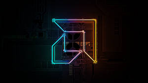 3d Neon Amd Logo Wallpaper