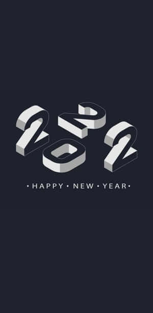 3d Numbers New Year 2022 Wallpaper