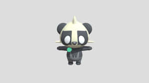 3d Pancham Gray Background Wallpaper