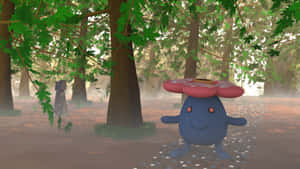 3d Photo Of Vileplume In The Forest Wallpaper