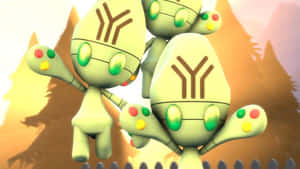 3d Pokémon Elgyem Wallpaper