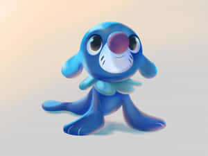 3d Popplio Looking Up Wallpaper