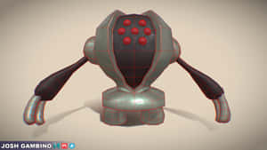 3d Render Of Registeel Wallpaper