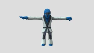 3d Sawk Arms Stretched Wallpaper