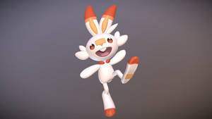 3d Scorbunny Wallpaper