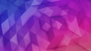 3d Ultraviolet Pyramids Wallpaper