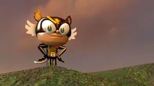 3d Version Of El Tigre The Adventures Of Manny Rivera Wallpaper