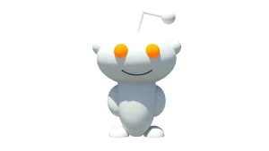 3d White Snoo Reddit Wallpaper