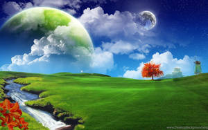 3d Wonderful World Wallpaper