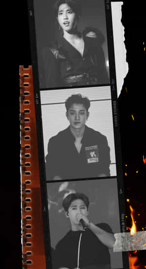 3racha Black And White Filmstrip Wallpaper