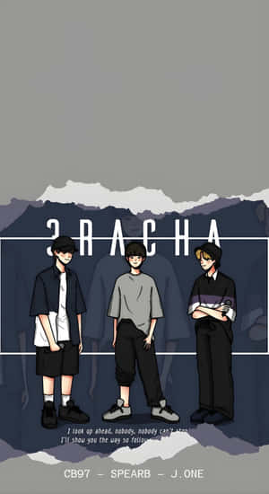 3racha Group Illustration Wallpaper
