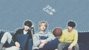 3racha Group Photo Wallpaper