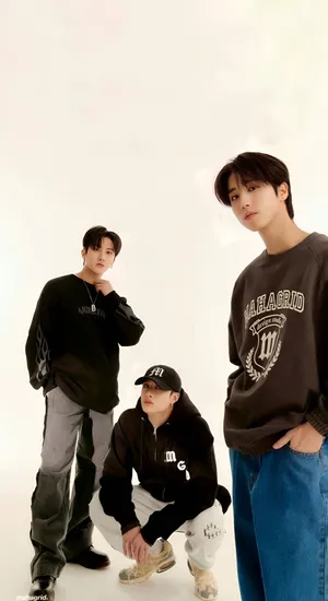 3racha Members Stylish Casual Look Wallpaper